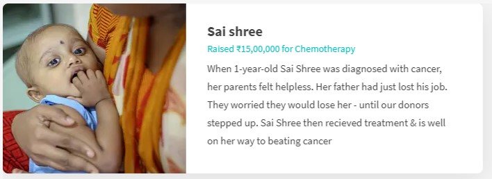 Sai Shree Ketto Success Stories