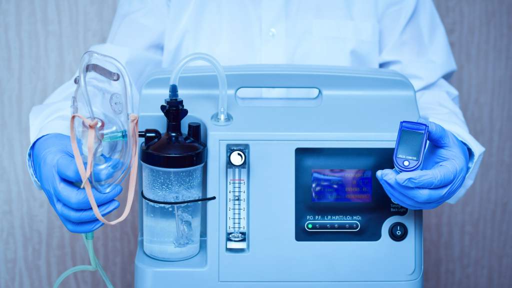 oxygen concentrator vs ventilator
